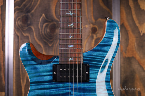 PRS Wood Library Custom 24 Lefty Aquamarine