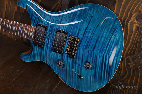 PRS Wood Library Custom 24 Lefty Aquamarine