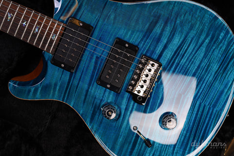 PRS Wood Library Custom 24 Lefty Aquamarine