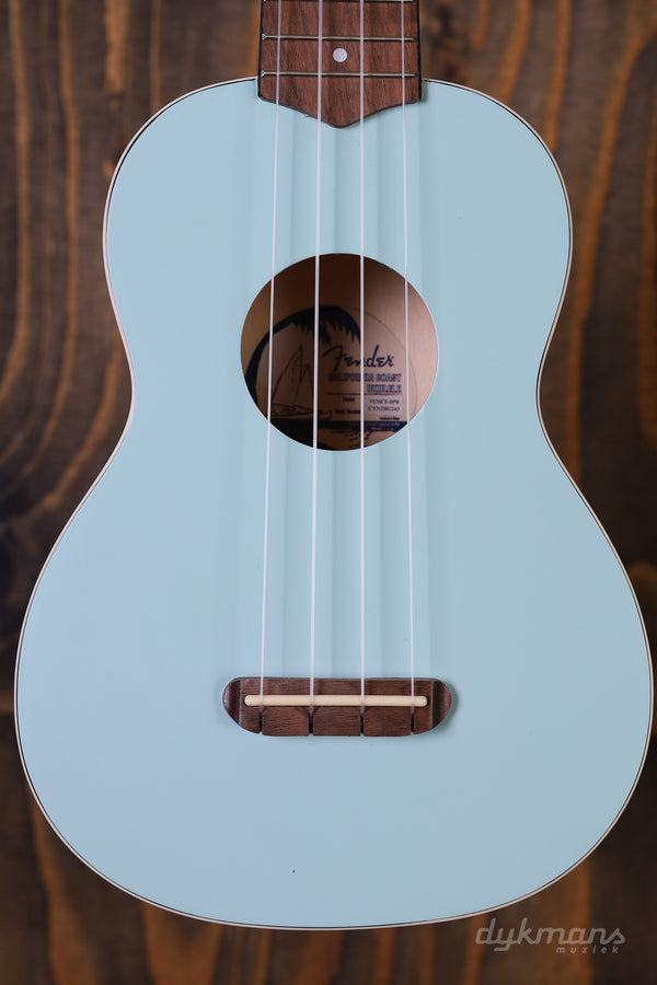 Fender Venice Soprano Ukelele Daphne Blue
