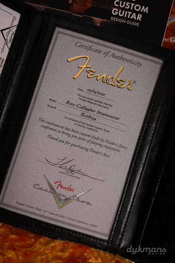 Fender Custom Shop Rory Gallagher Signature Stratocaster PRE-OWNED!