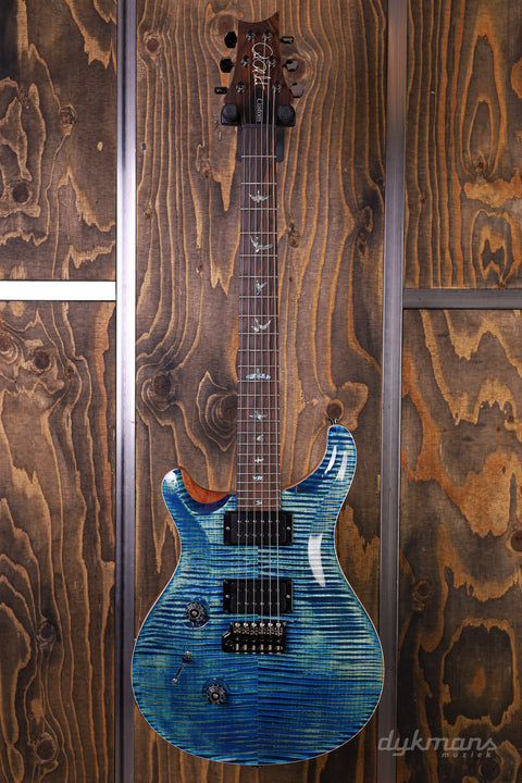 PRS Wood Library Custom 24 Lefty River Blue