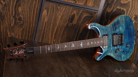 PRS Wood Library Custom 24 Lefty River Blue