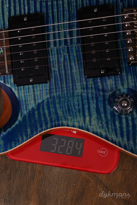 PRS Wood Library Custom 24 Lefty River Blue