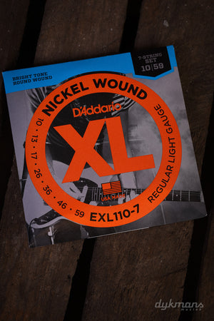 D'addario Nickel Wound 10-59 7-string
