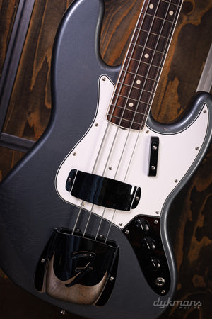 Fender Custom Shop '64 Jazz Bass Journeyman Relic Charcoal Frost Metallic PRE-OWNED!