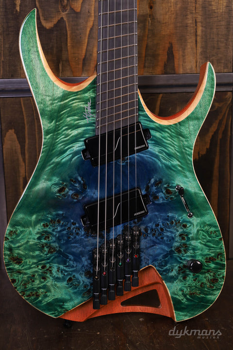 Mayones Hydra 6 Elite VF Trans Blue Greenburst