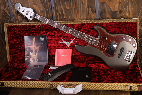 Fender Custom Shop Limited Edition P-Bass Special Journeyman Relic Charcoal Frost Metallic PRE-OWNED