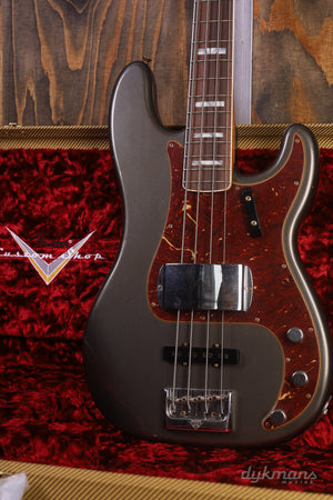 Fender Custom Shop Limited Edition P-Bass Special Journeyman Relic Charcoal Frost Metallic PRE-OWNED