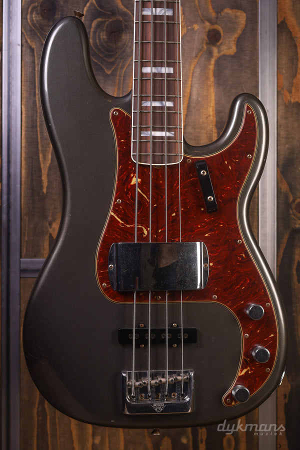 Fender Custom Shop Limited Edition P-Bass Special Journeyman Relic Charcoal Frost Metallic PRE-OWNED