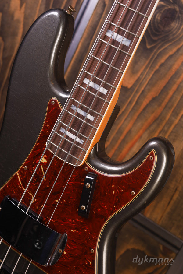 Fender Custom Shop Limited Edition P-Bass Special Journeyman Relic Charcoal Frost Metallic PRE-OWNED