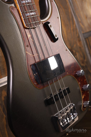 Fender Custom Shop Limited Edition P-Bass Special Journeyman Relic Charcoal Frost Metallic PRE-OWNED