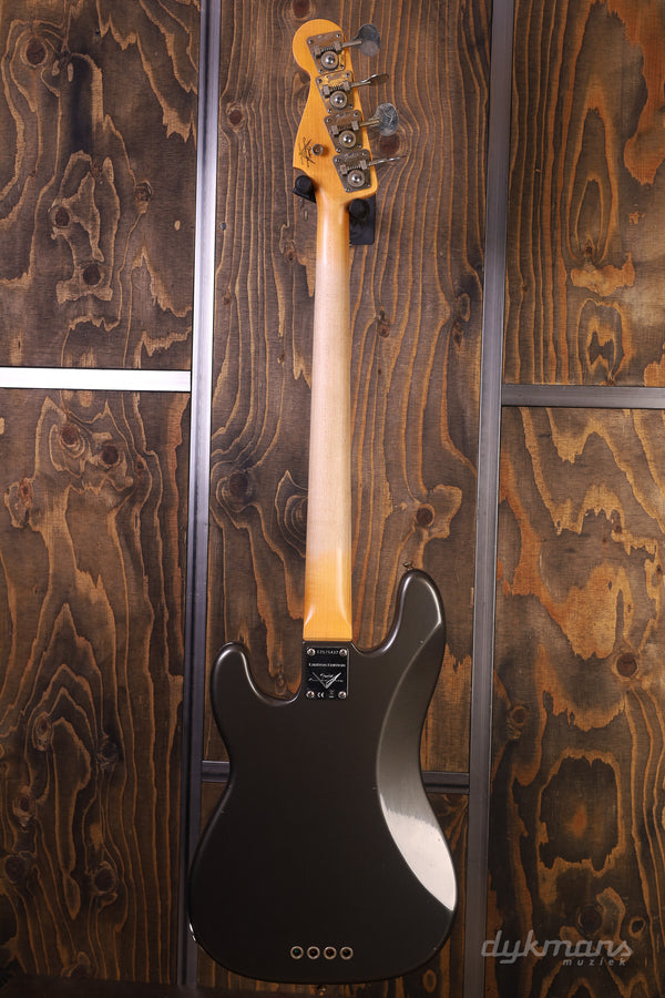 Fender Custom Shop Limited Edition P-Bass Special Journeyman Relic Charcoal Frost Metallic PRE-OWNED