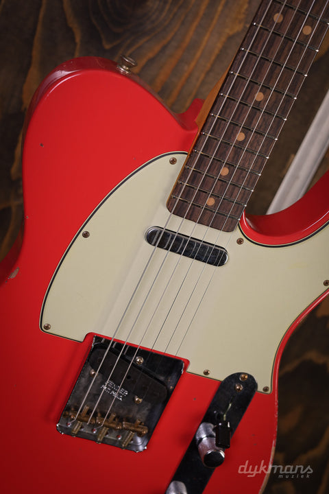 Fender Custom Shop Time Machine '63 Telecaster Relic Aged Fiesta Red