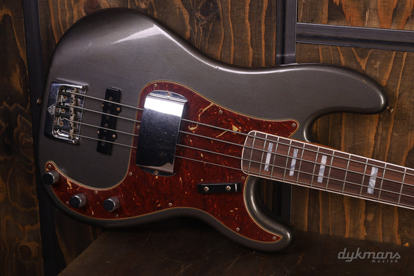 Fender Custom Shop Limited Edition P-Bass Special Journeyman Relic Charcoal Frost Metallic PRE-OWNED
