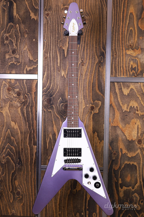 Epiphone Kirk Hammett 1979 Flying V Purple Metallic