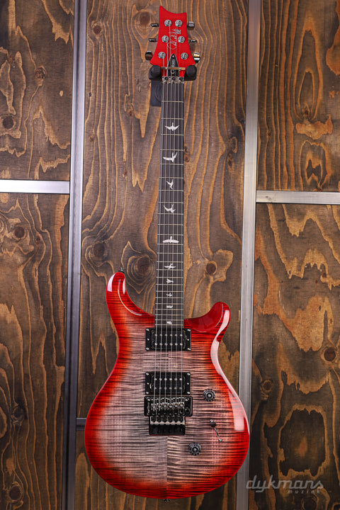 PRS SE Custom 24 "Floyd" Charcoal Cherry Burst