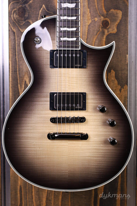 ESP E-II Eclipse Black Natural Burst Full Thickness