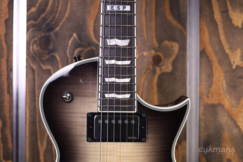 ESP E-II Eclipse Black Natural Burst Full Thickness