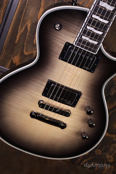 ESP E-II Eclipse Black Natural Burst Full Thickness