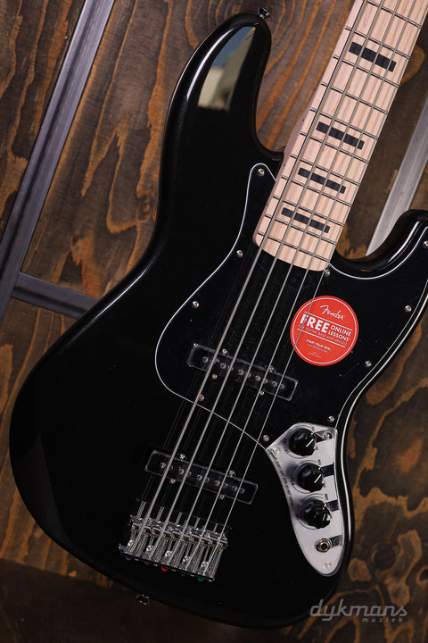 Squier Affinity Series Active Jazz Bass V Black Metallic