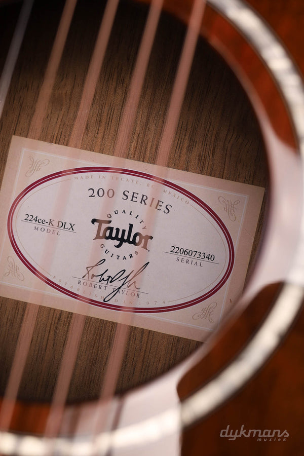 Taylor 224ce-K DLX Lefty RESERVED