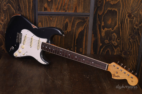 Fender Custom Shop 1967 Stratocaster Relic with Closet Classic Hardware Aged Charcoal Frost Metallic