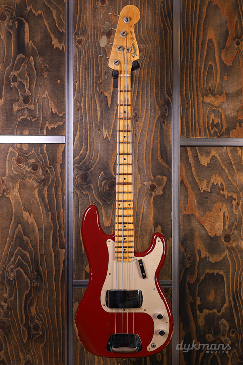 Fender Custom Shop Limited Edition "P" Jazz Bass Relic Aged Cimarron Red