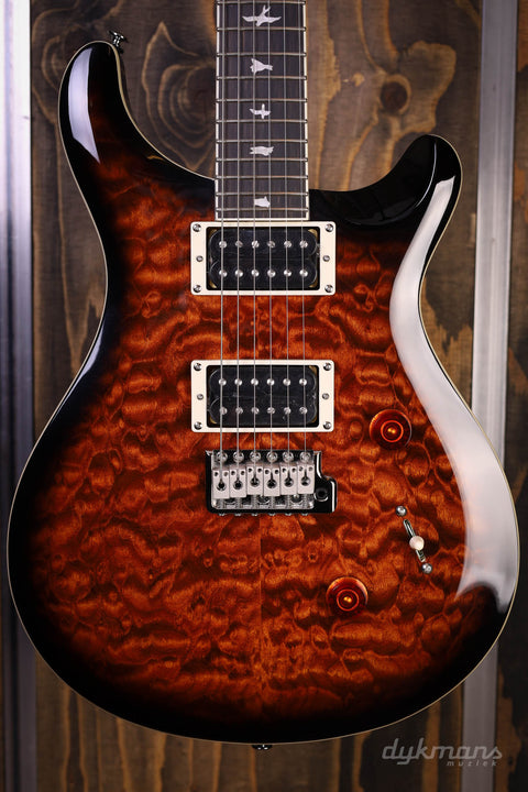 PRS SE Custom 24 Quilt Black Gold Burst