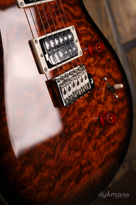 PRS SE Custom 24 Quilt Black Gold Burst