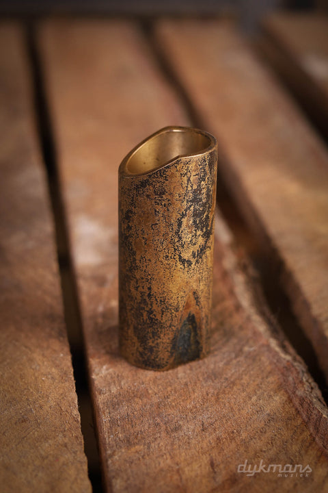 The Rock Slide Bottleneck Slide Aged Brass (S,M,L)