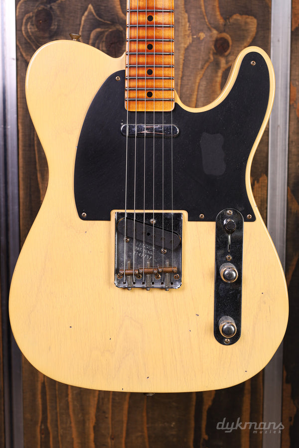 Fender Time Machine '54 Telecaster Journeyman Relic Faded Aged Nocaster Blonde