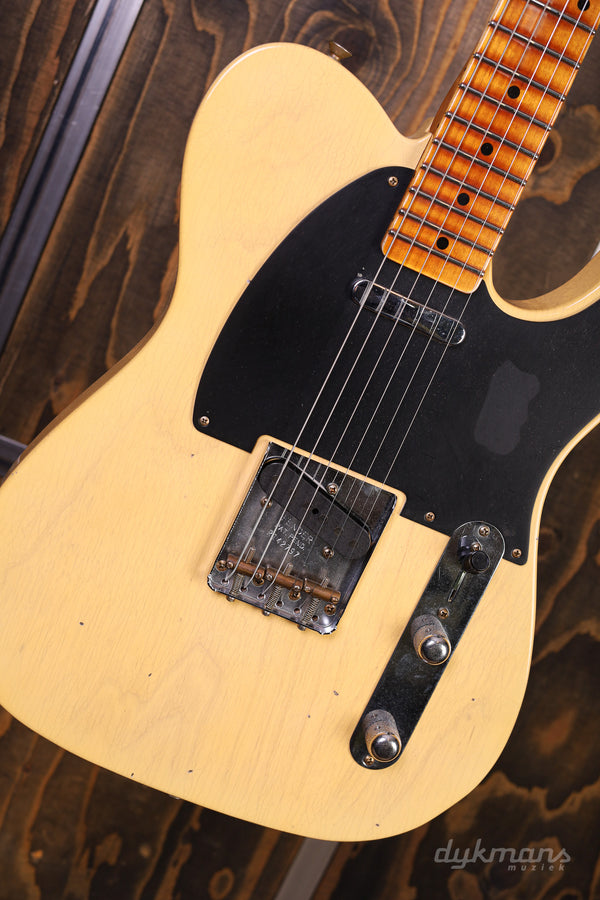 Fender Time Machine '54 Telecaster Journeyman Relic Faded Aged Nocaster Blonde