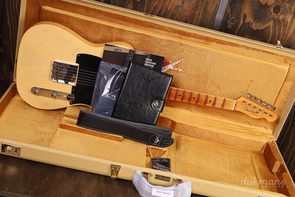 Fender Time Machine '54 Telecaster Journeyman Relic Faded Aged Nocaster Blonde