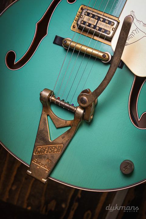 Gretsch Custom Shop 1959 White Falcon Sea Foam Green Heavy Relic