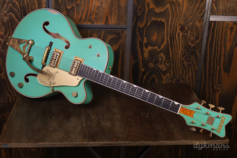 Gretsch Custom Shop 1959 White Falcon Sea Foam Green Heavy Relic