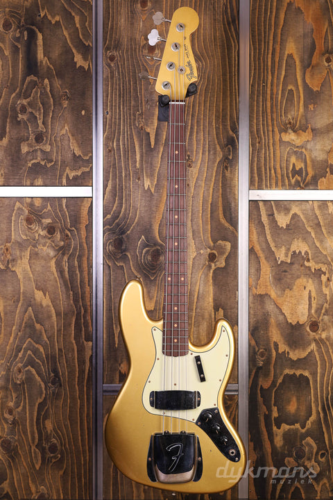 Fender Custom Shop Limited Edition '63 Jazz Bass Journeyman Relic Aged Aztec Gold