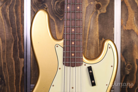 Fender Custom Shop Limited Edition '63 Jazz Bass Journeyman Relic Aged Aztec Gold