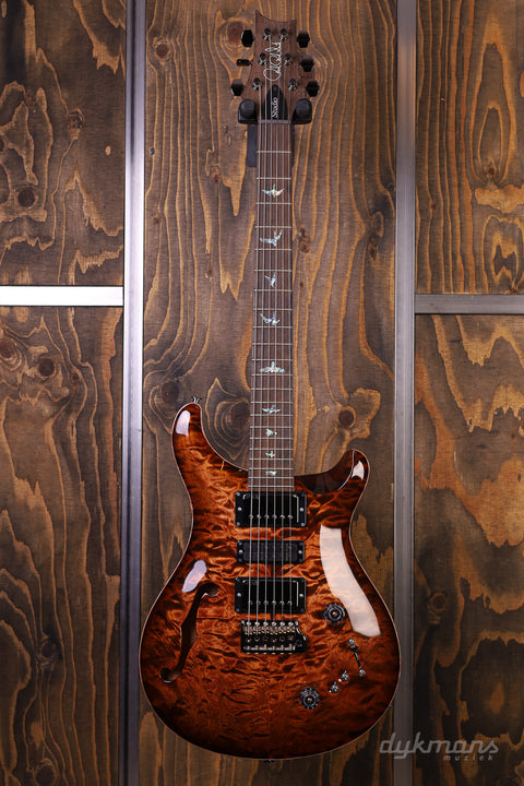 PRS Wood Library Special 22 Semi Hollow Quilt Copperhead Burst