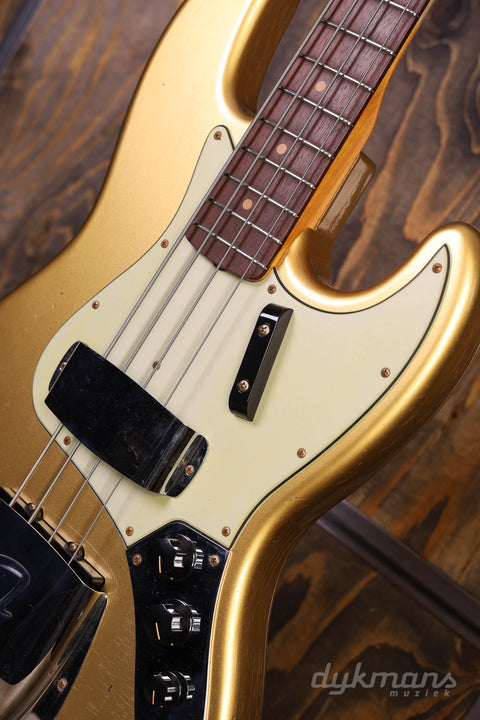 Fender Custom Shop Limited Edition '63 Jazz Bass Journeyman Relic Aged Aztec Gold