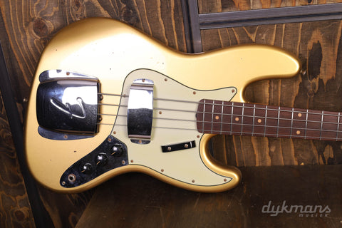 Fender Custom Shop Limited Edition '63 Jazz Bass Journeyman Relic Aged Aztec Gold