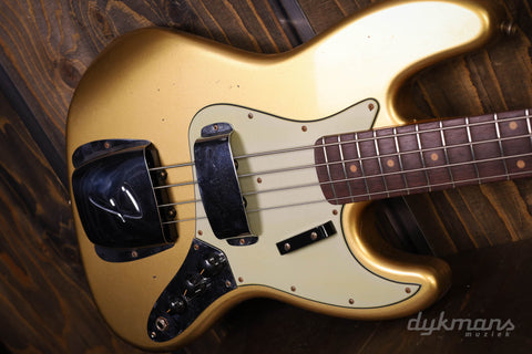 Fender Custom Shop Limited Edition '63 Jazz Bass Journeyman Relic Aged Aztec Gold