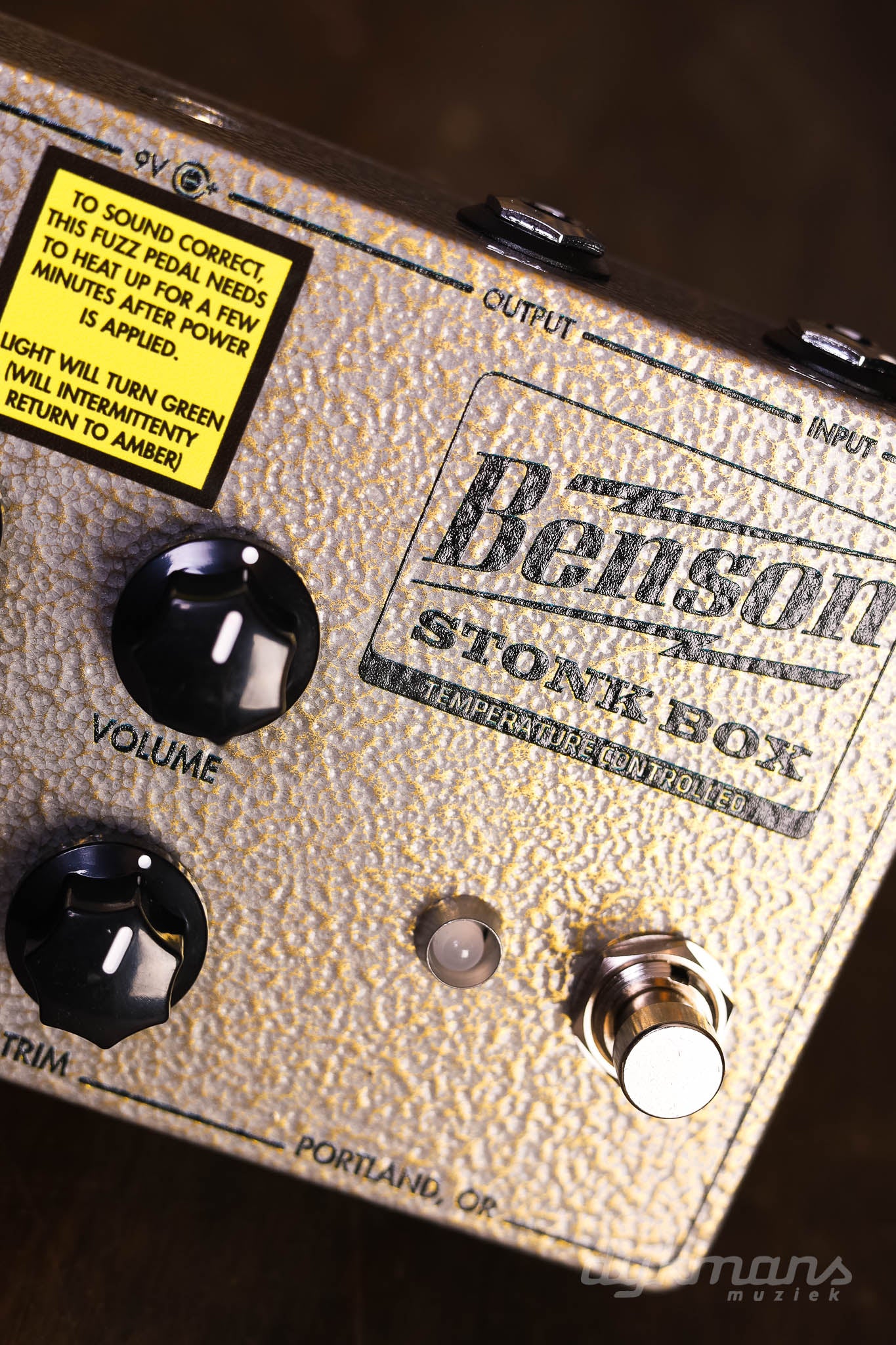 benson fuzz pedal Benson Stank Box Fuzz – Dijkmans Guitars