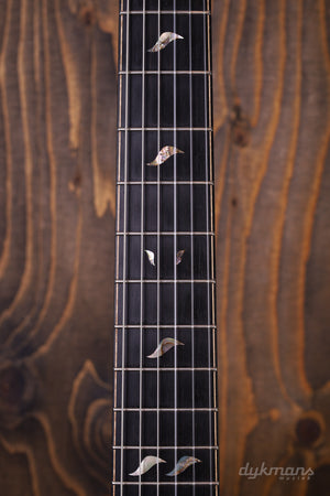 Lowden S50J Ziricote Alpine Spruce leaf inlay