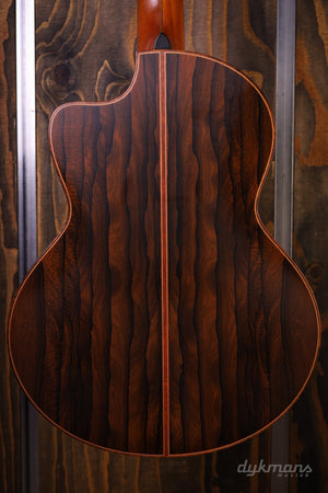 Lowden S50J Ziricote Alpine Spruce leaf inlay