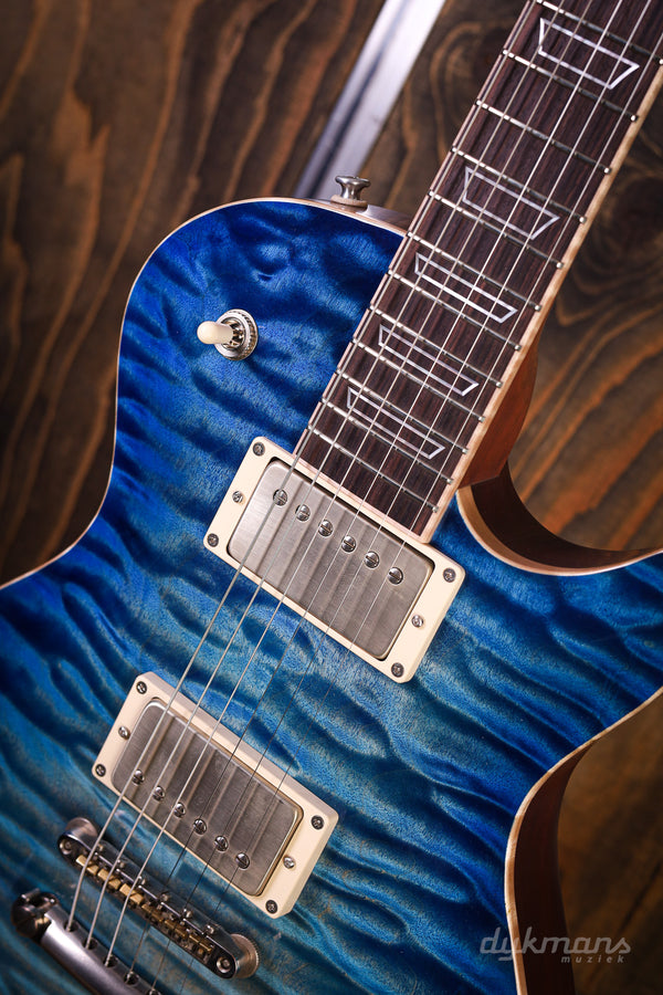 Patrick James Eggle Macon Quilted Island Blue Burst