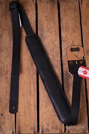 Levy's The Reiner Florentine On Padded Shoulder strap With Buckle - Black