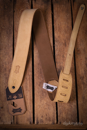 Levy's 5 cm Wide Suede Guitar Strap - Tan