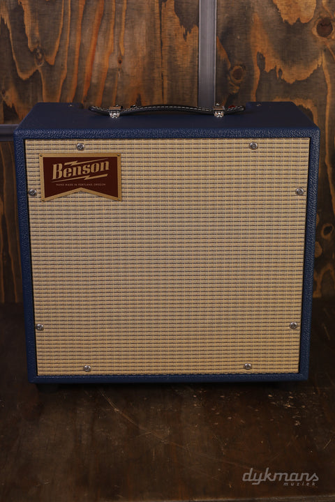 Benson Vinny Reverb Combo Blue Tolex, Wheat Grille