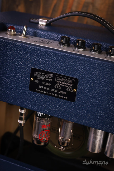 Benson Vinny Reverb Combo Blue Tolex, Wheat Grille